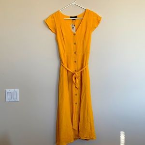 Brand New Yellow Sun Dress